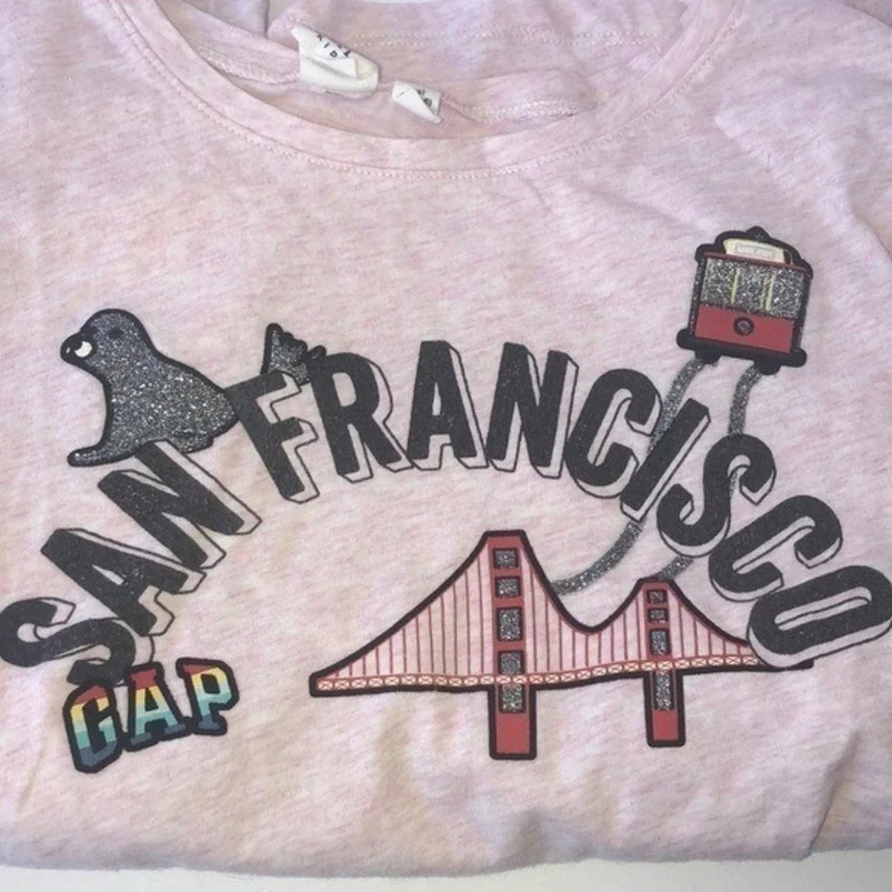 Gap Kids Shirt San Francisco Girls Size XXL